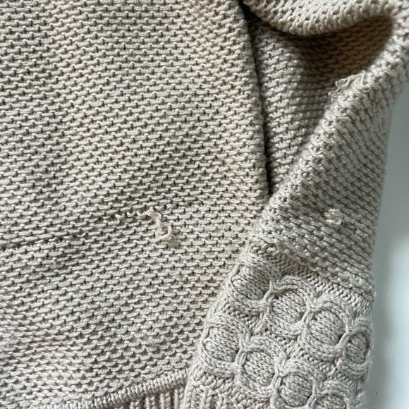 Lucky Brand Wool Military Style button and toggle Knit sweater - Picture 4 of 9